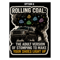 Rolling Coal Vinyl Sticker — Humanity Under Review